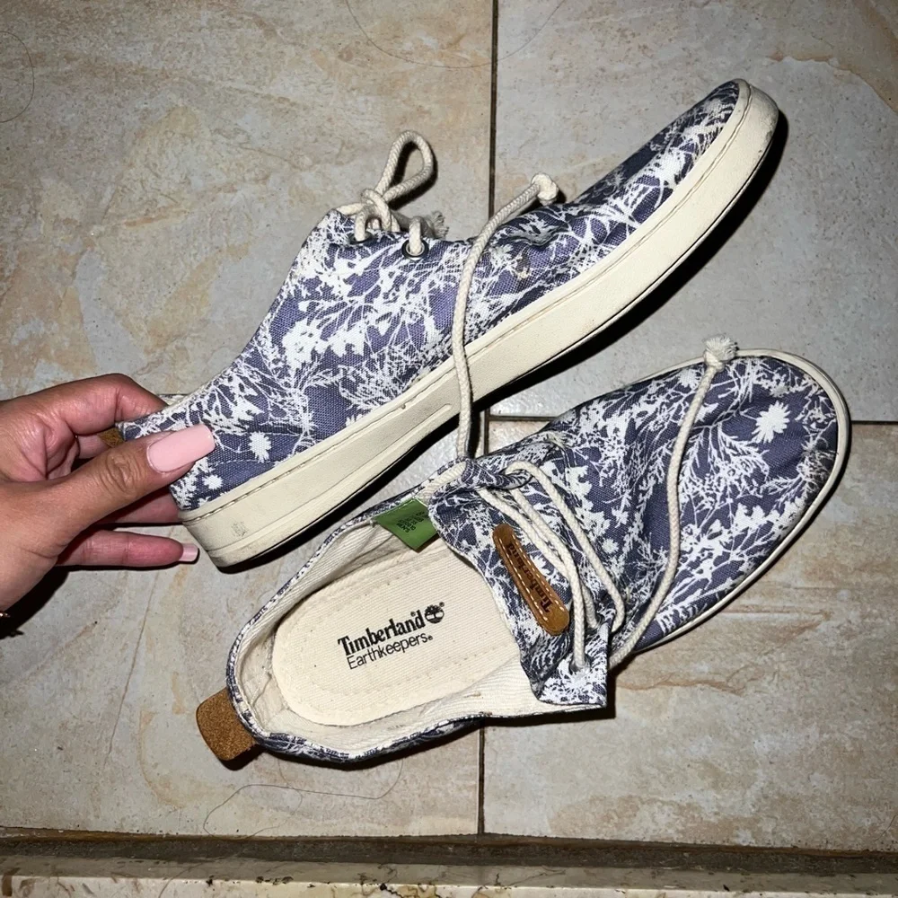Timberland floral sneakers